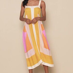 NWT O'Neill Miranda Multi Color Block Dress Size XS